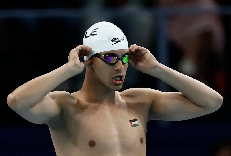 Olympics-Swimming-Palestinian